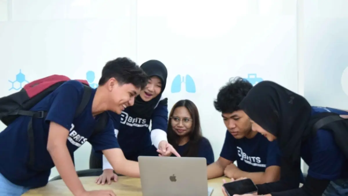 SEMANGAT: BRITS menghadirkan program Gap Year selama satu tahun dengan pendampingan belajar terarah.