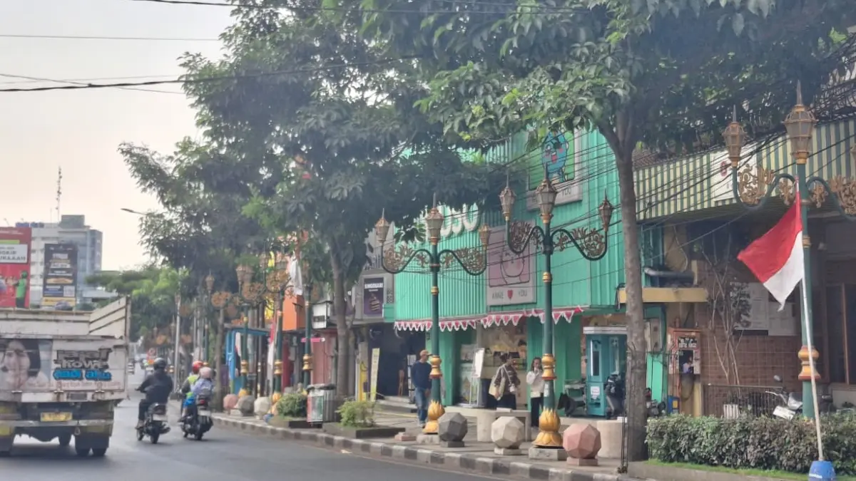 SERING MACET: Kawasan Kajoetangan Heritage mendapat perhatian khusus Dinas Perhubungan (Dishub) Jatim. (Nabila Amelia/Radar Malang)