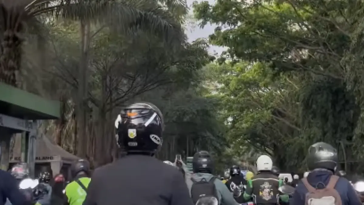 Padatnya lalu lintas kendaraan di Jalan Veteran UB (Dok.Instagram)