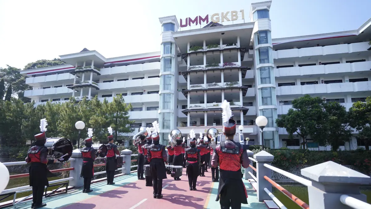 ATRAKTIF: Semarak peringatan HUT ke-81 Kemerdekaan Republik Indonesia di Universitas Muhammadiyah Malang (UMM).