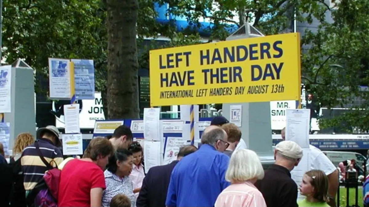 International Left-Handers Day (Wikimedia Commons/Creative Commons Attribution-Share Alike 3.0)