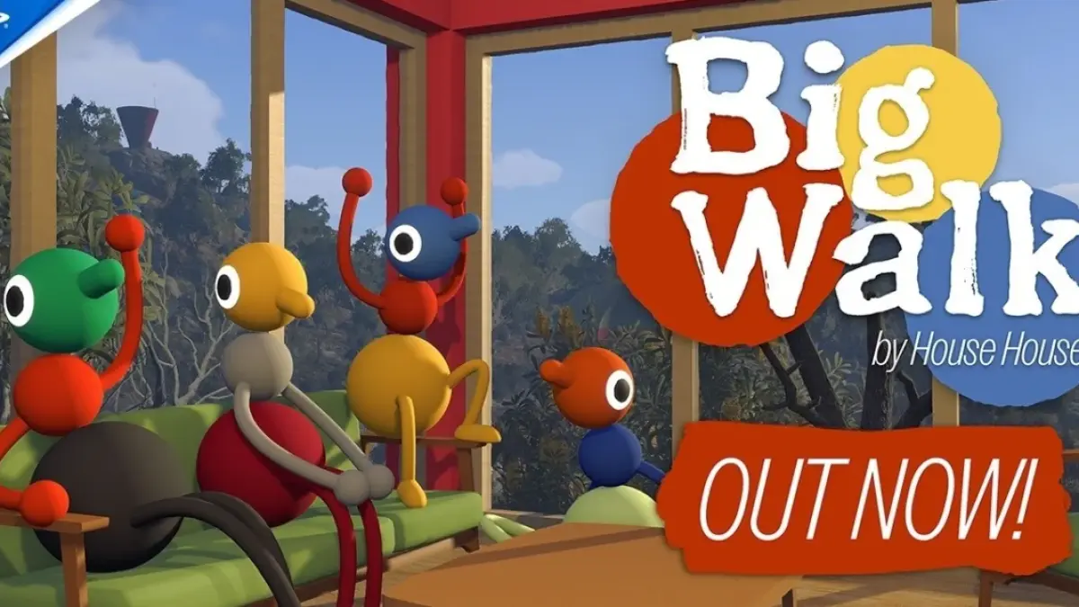Poster resmi Big Walk garapan House House dan Panic, resmi dirilis 4 Agustus 2026. (Foto: PlayStation via pixelforgenetwork.com)