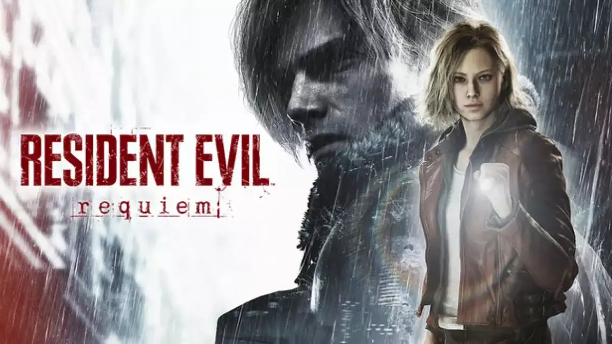 Poster resmi Resident Evil Requiem, menampilkan Leon S. Kennedy dan Grace Ashcroft. (Foto: Capcom via viva.co.id)