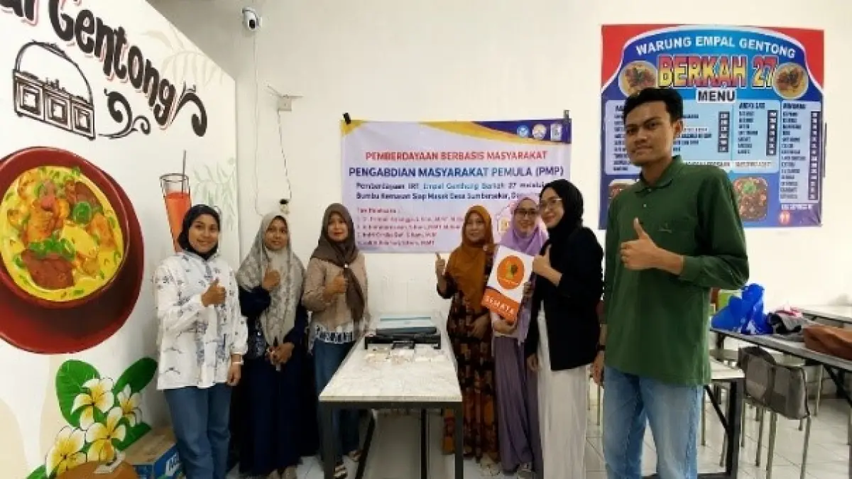 BERDAYA: Program Pemberdayaan Masyarakat Pemula (PMP) di Industri Rumah Tangga (IRT) Empal Gentong Berkah 27, Desa Asrikaton, Kecamatan Pakis, Kabupaten Malang.