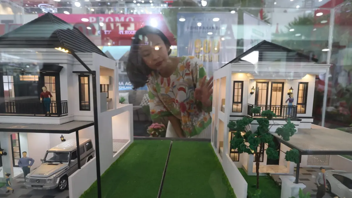 BERKUALITAS: Rumah di kawasan Tomoland.