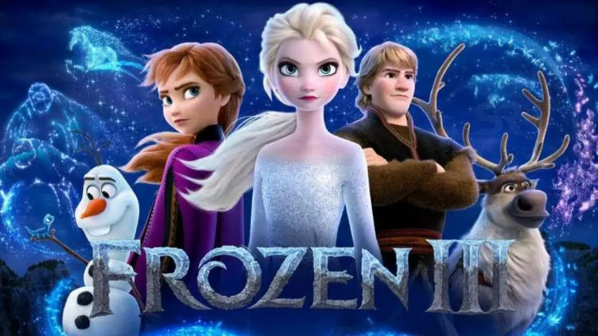 Poster resmi Frozen III (Frozen 3), sekuel terbaru waralaba animasi Disney. (Foto: Walt Disney Animation Studios via rri.co.id)