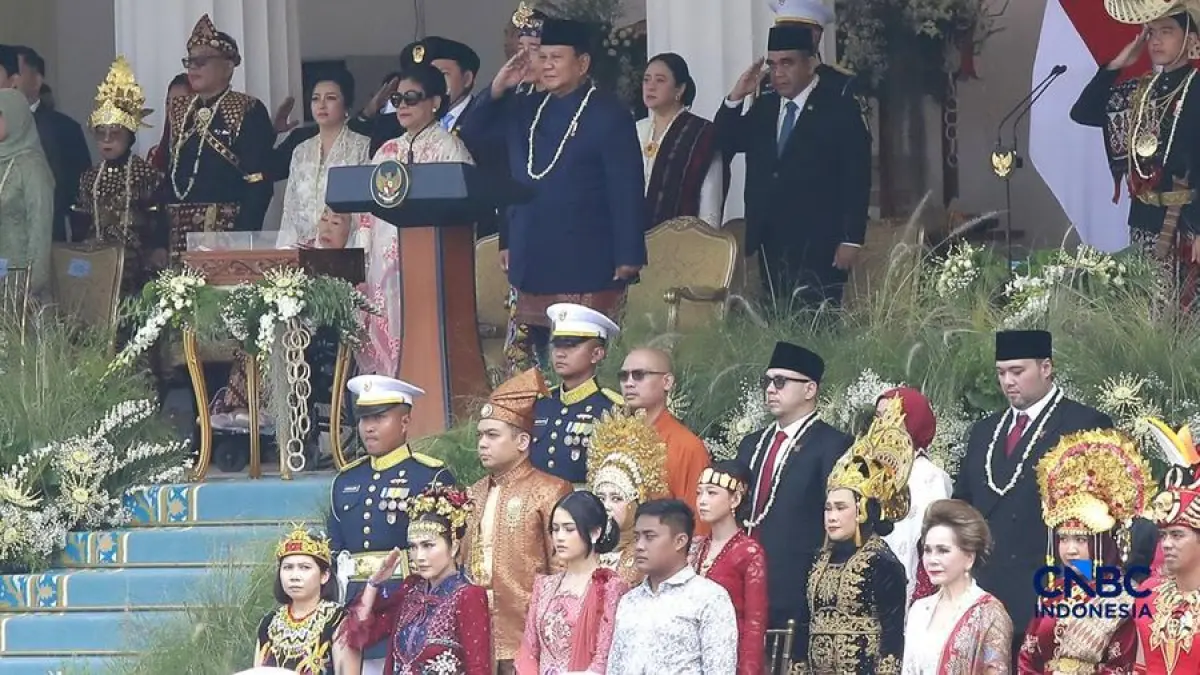 Semarak HUT ke-81 RI di Istana: 81 Pesawat Tempur Flypast hingga Ragam Busana Adat