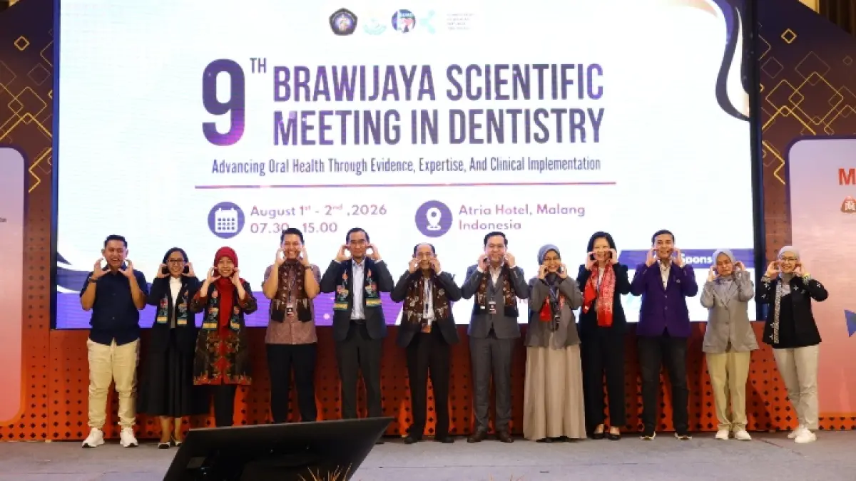BERDAYA: Brawijaya Scientific Meeting in Dentistry (BSMD) 2026 berlangsung selama dua hari, 1–2 Agustus 2026, di Atria Hotel Malang.