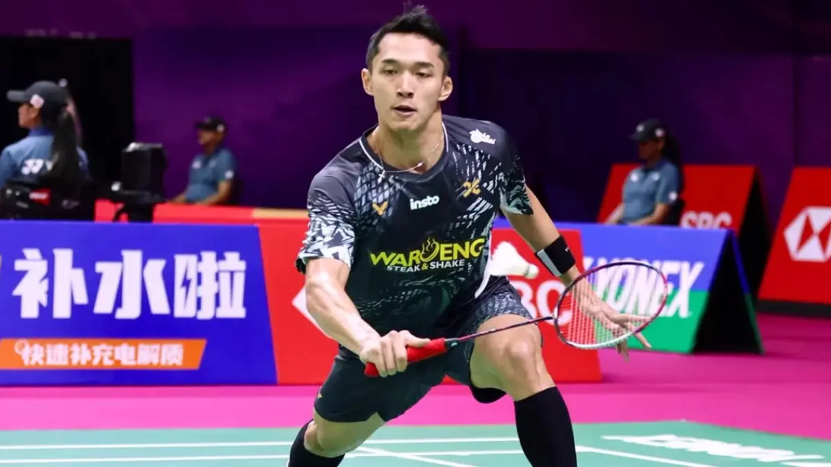 Jonatan Christie berhasil mengamankan tiket 16 besar BWF World Championships 2026 (Foto: Badminton Indonesia/X)