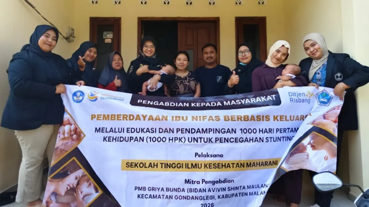 PEMBERDAYAAN: Dosen Program Studi Kebidanan STIKes Maharani Malang melaksanakan kegiatan Program Pengabdian kepada Masyarakat melalui skema Pengabdian Masyarakat Pemula (PMP).
