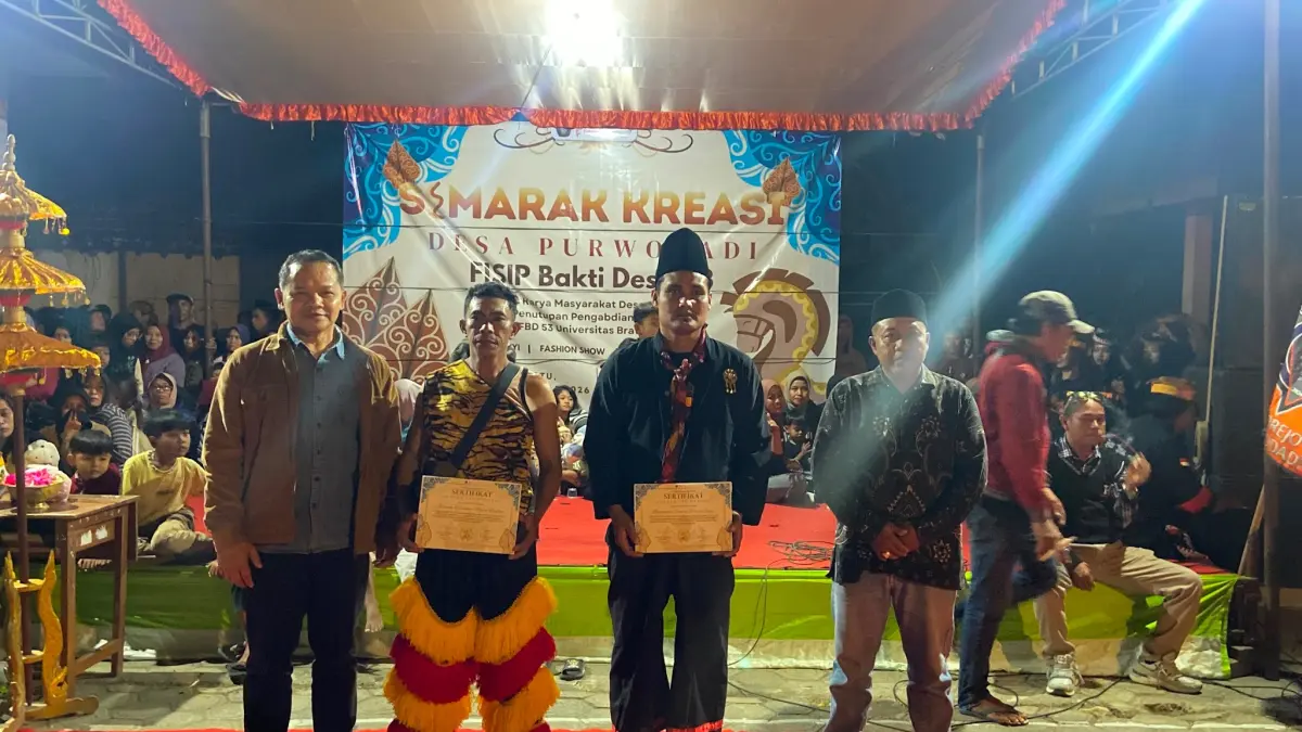 Semarak Kreasi Desa Purwodadi FISIP Bakti Desa. (Foto: Valda/Radar Malang)