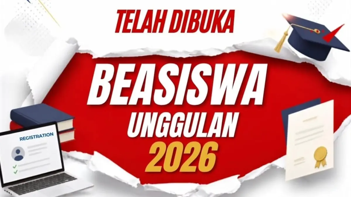 Poster Beasiswa Unggulan pada akun instagram @puslapdik_dikbud