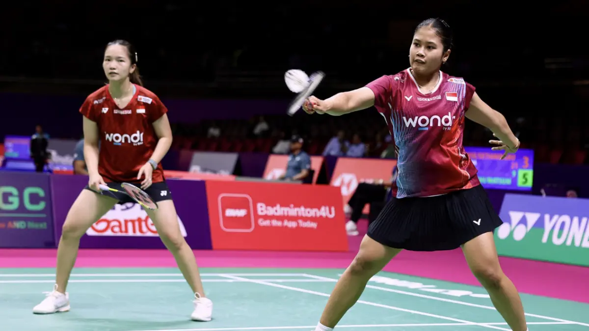 Rachel Allessya Rose/Febi Setianingrum. (@INABadminton/X)