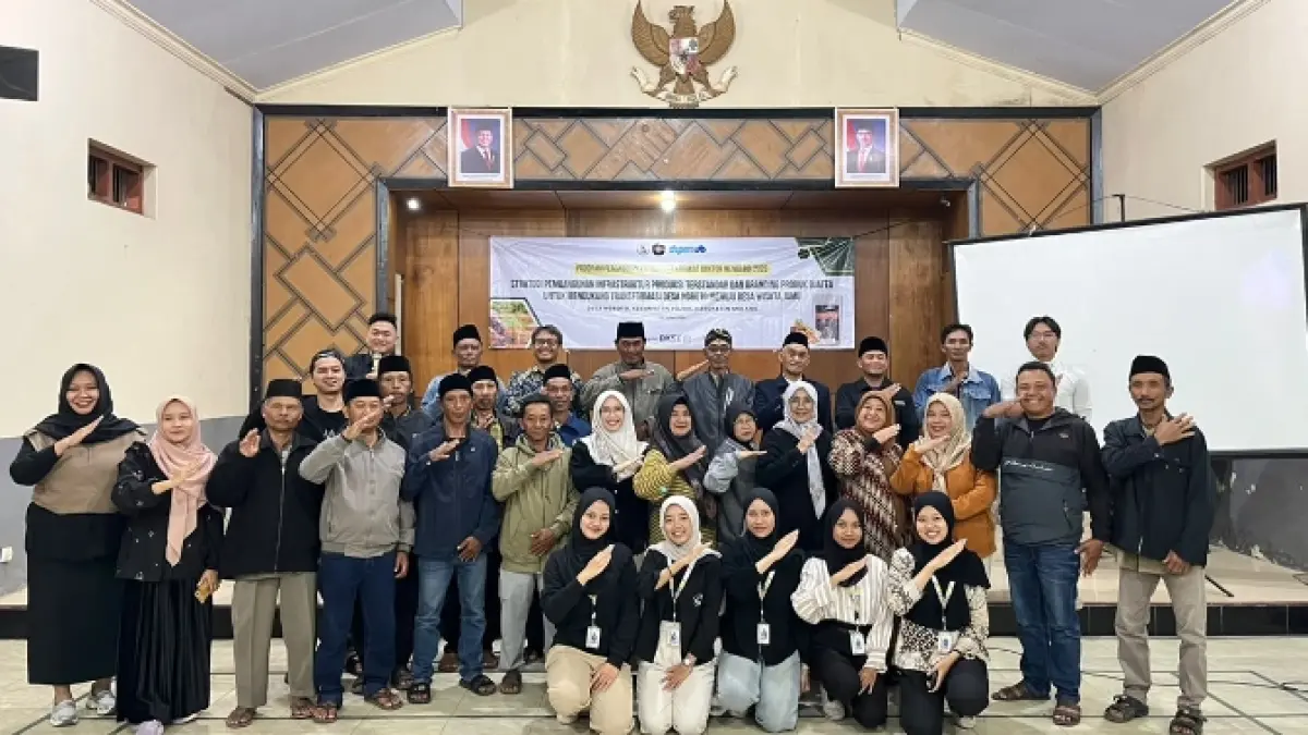 BERDAYA: Tim Program Doktor Mengabdi Universitas Brawijaya yang dipimpin oleh Prof Dr Ir Moch. Sasmito Djati, M.S., IPU., ASEAN Eng. melaksanakan kegiatan pengabdian kepada masyarakat.