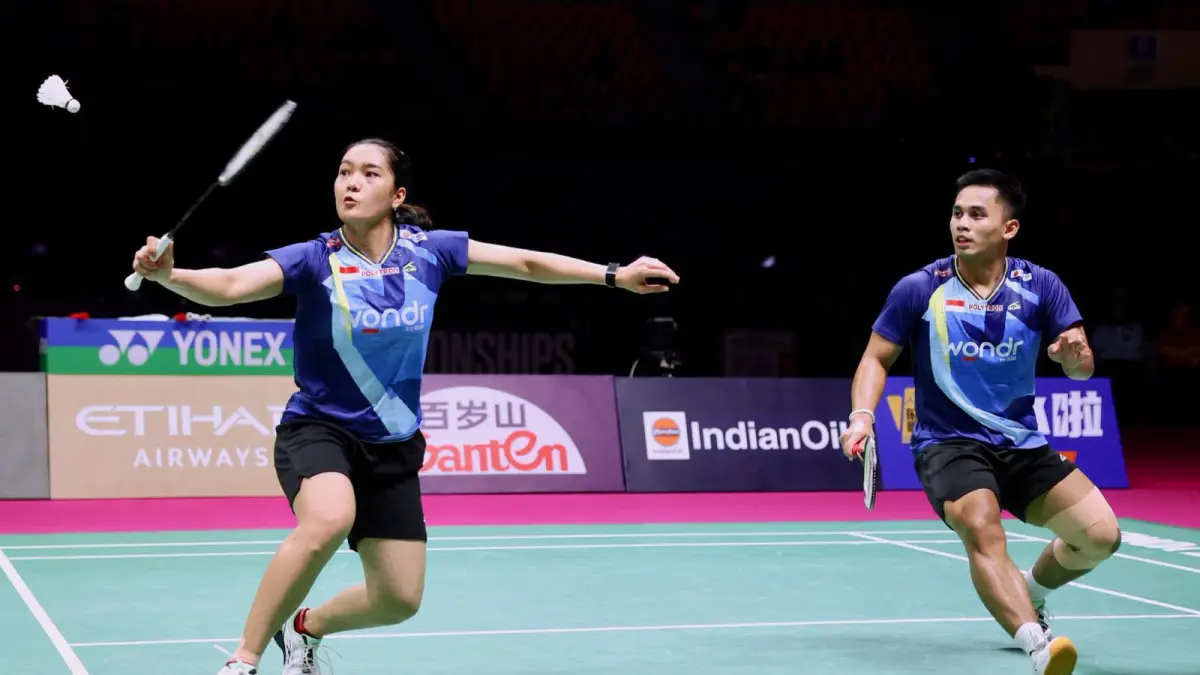 Amri Syahnawi/Nita Violina Marwah. (Sumber: @INABadminton/X)
