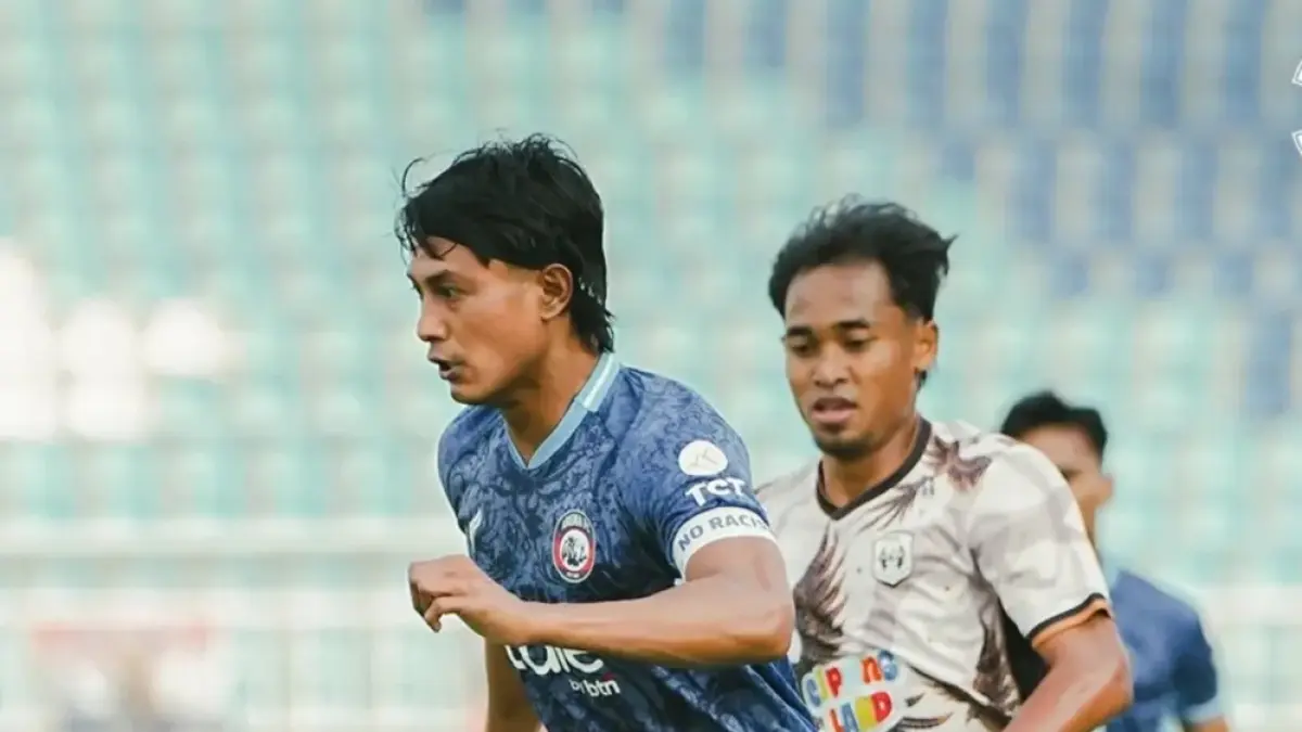 Skuad Arema dan Rans FC berduel di Friendly Match 2026. Sumber: Instagram/@aremafcofficial.