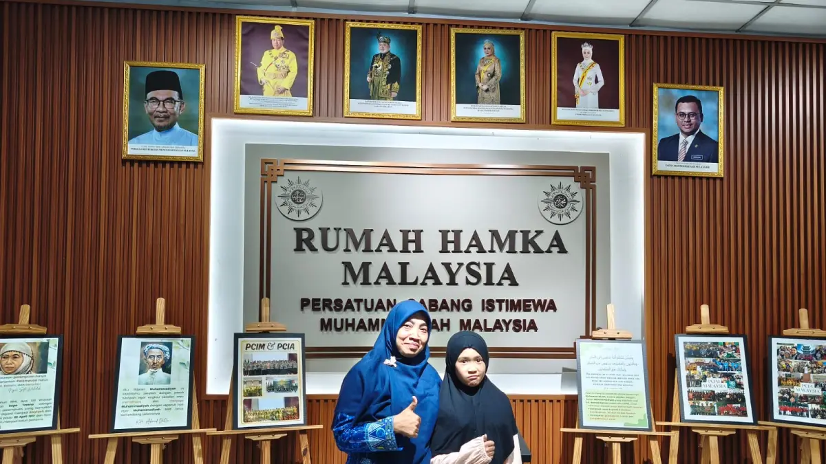 BERDAYA: Almira Rusyda Haflani saat di Rumah Hamka Malaysia.