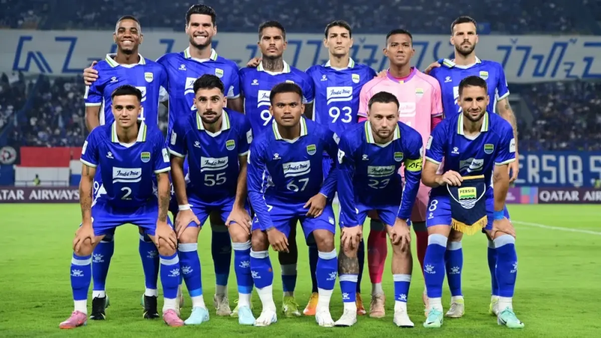 Ilustrasi tim Persib (Ileague)