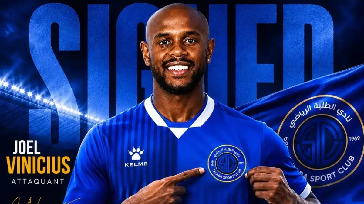 Joel Vinicius resmi berseragam Talaba SC. (Instagram @wa.footbalagency)