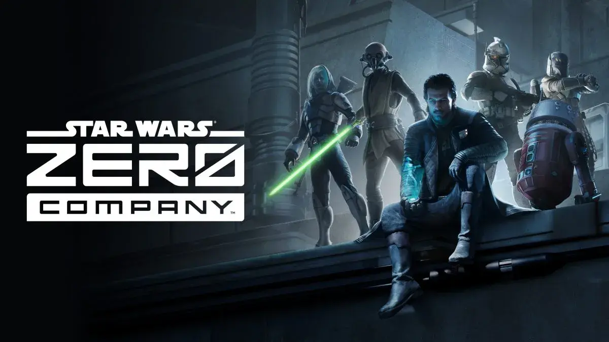 Visual promosi resmi gim strategi taktis Star Wars: Zero Company yang menampilkan deretan karakter orisinal di bawah naungan Lucasfilm Games. (Foto: Dok. Electronic Arts / Lucasfilm Games via Gizmologi)