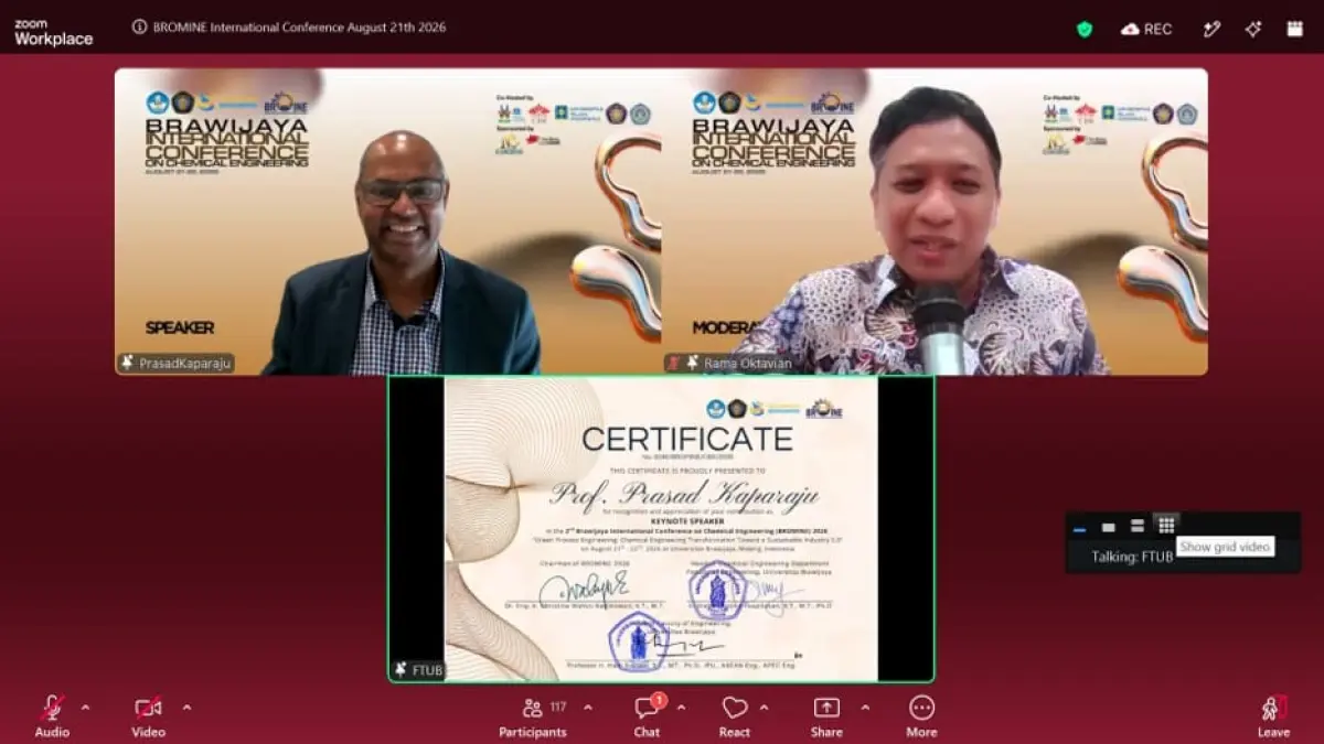 TERPERCAYA: BROMINE 2026 diikuti 119 presenter dan tujuh non-presenter.