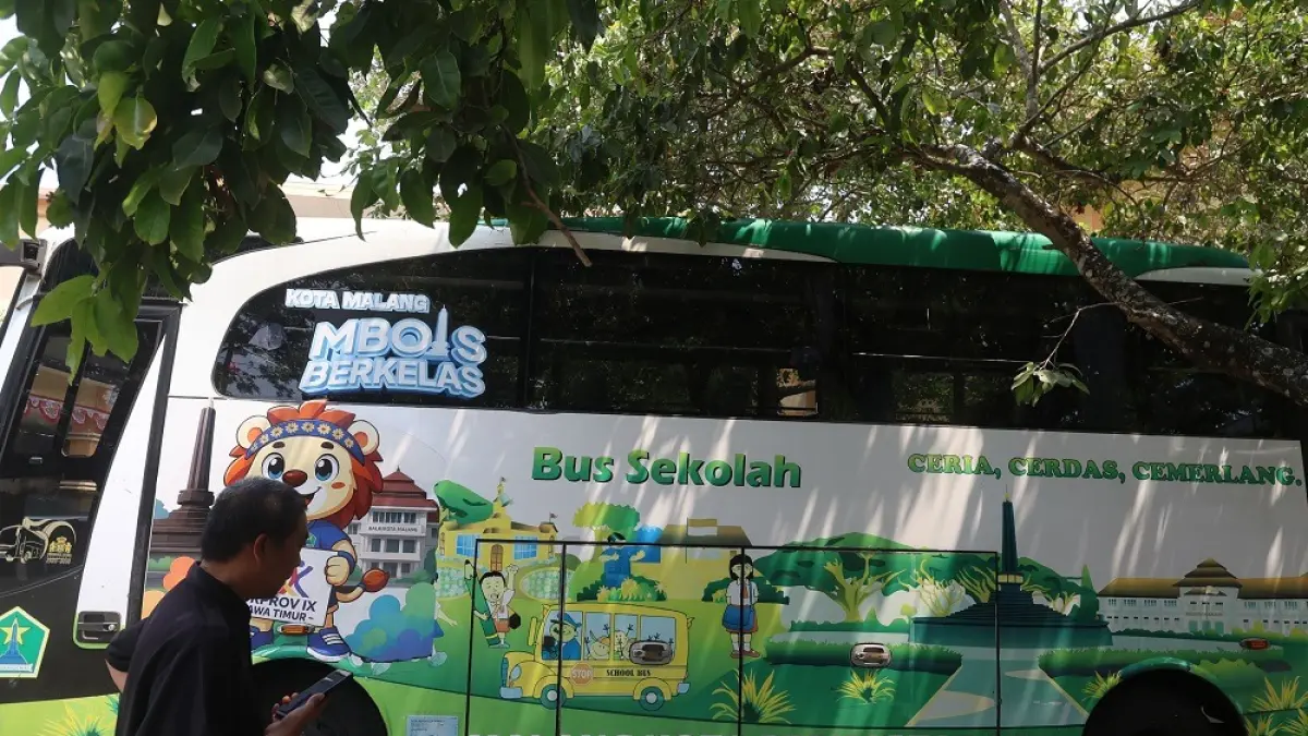 Bus halokes di Kota Malang (Darmono/Radar Malang)