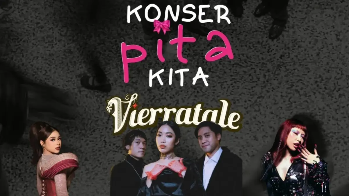 Poster Konser Pita Kita 2026 yang menghadirkan 3 musisi perempuan. (Instagram/@konserpitakita)