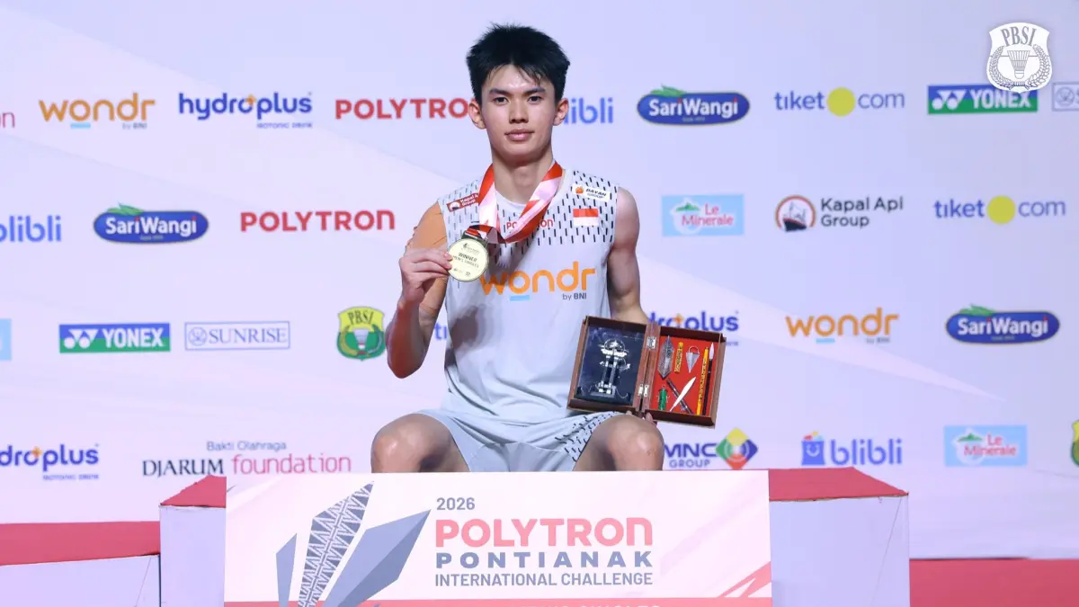 Richie Duta Richardo. (Sumber: @INABadminton/X)