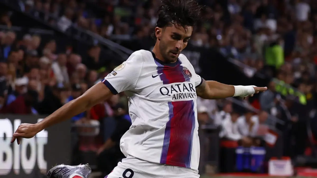 Ferran Torres di pertandingannya bersama PSG. Sumber: IG @ferrantorres