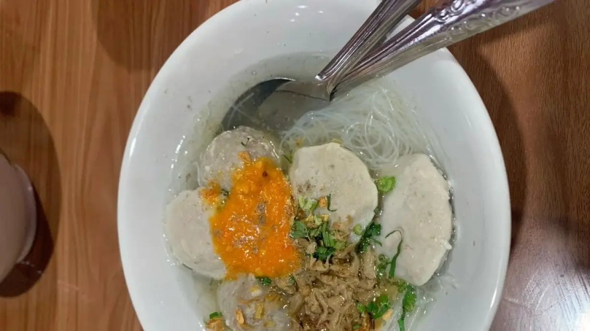Bakso gepeng yang ada di Malang (sumber: pinterest @Hanoyying)