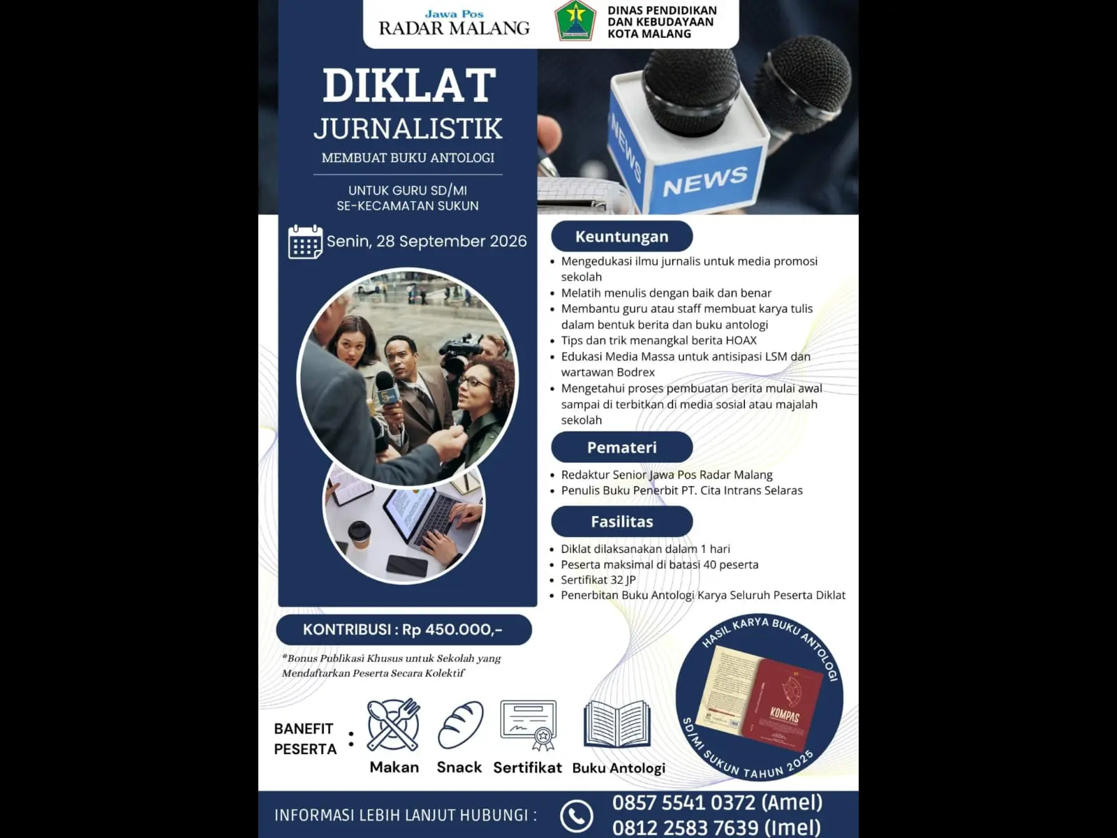 Poster Diklat Jurnalistik.