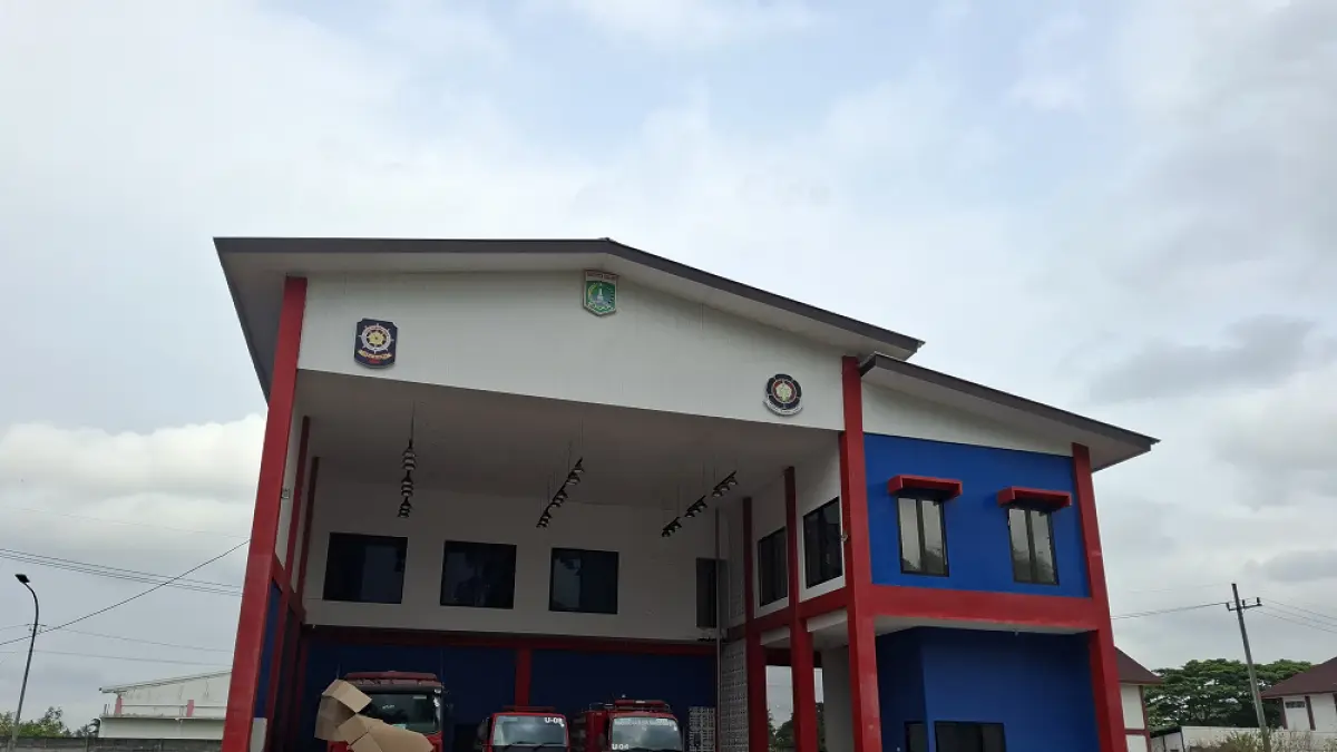 Pos Damkar di Kepanjen (foto Biyan Mudzaky Hanindito/Radar Malang)