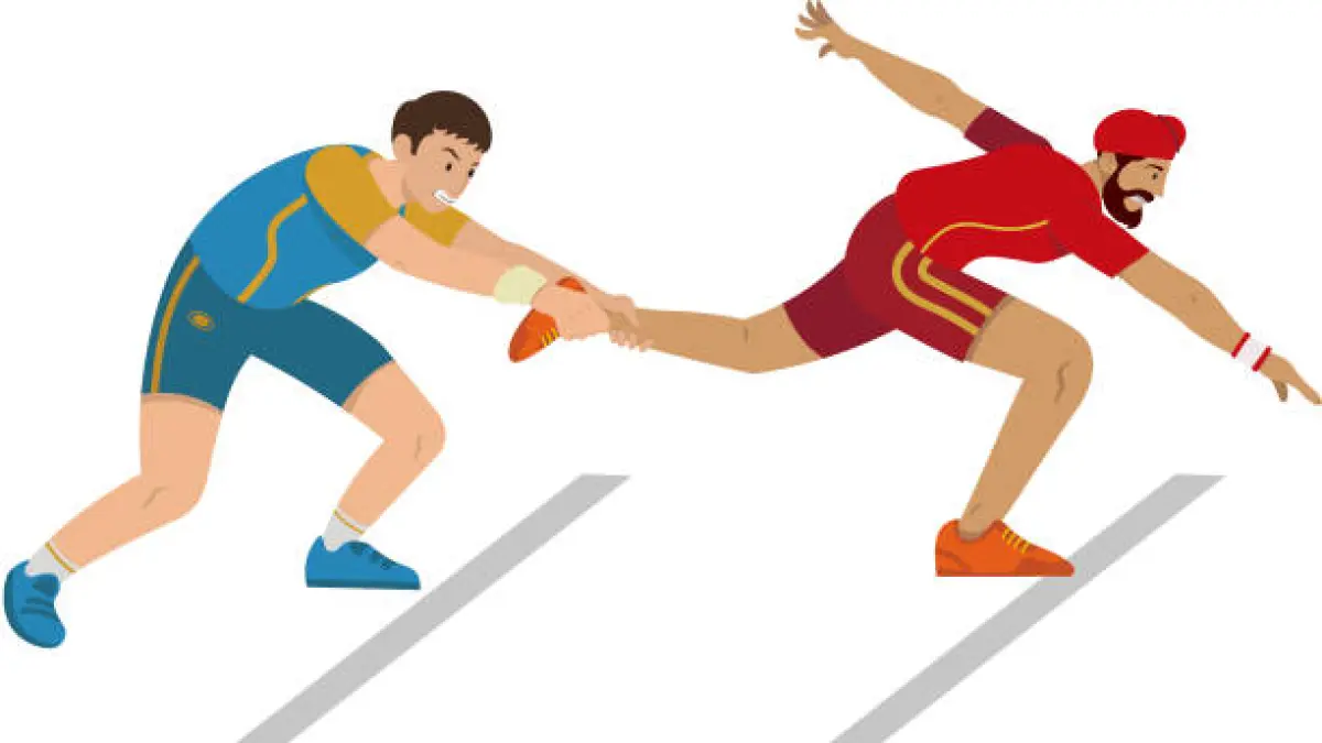 Illustrasi Atlet kabaddi