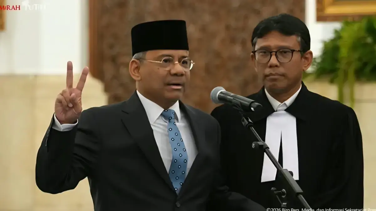 Suahasil Nazara dilantik menjadi Menteri Keuangan. (Istimewa)