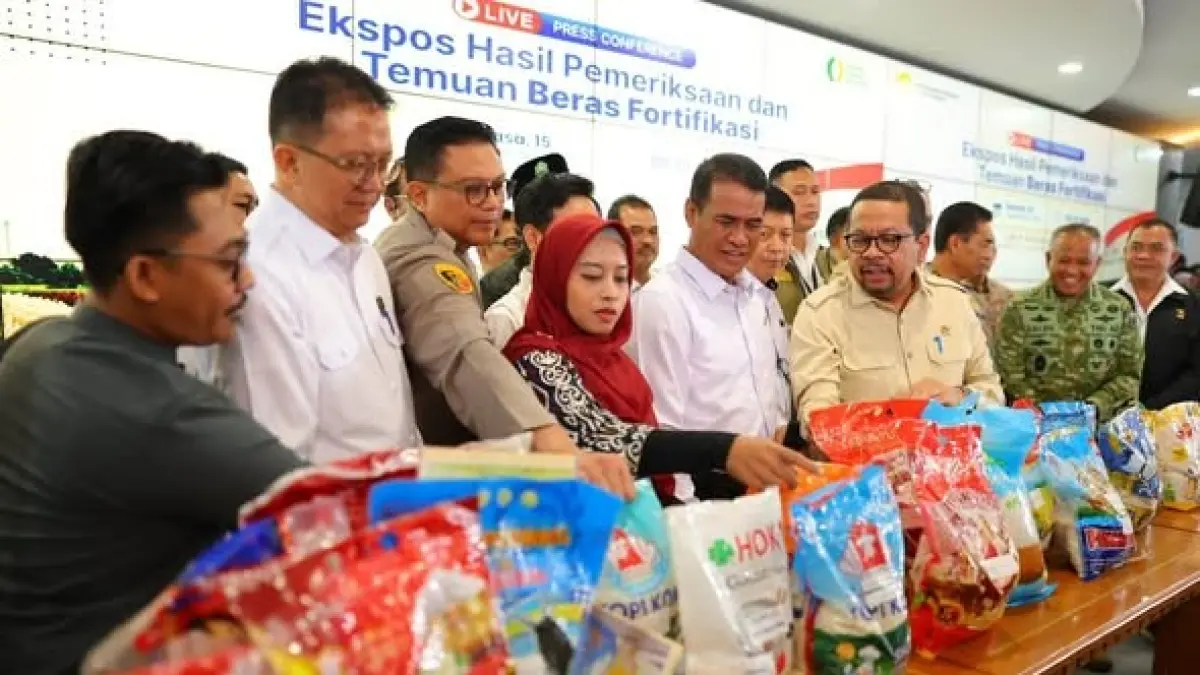 Daftar beras fortifikasi yang diduga palsu menurut temuan Kementan (Kementan)