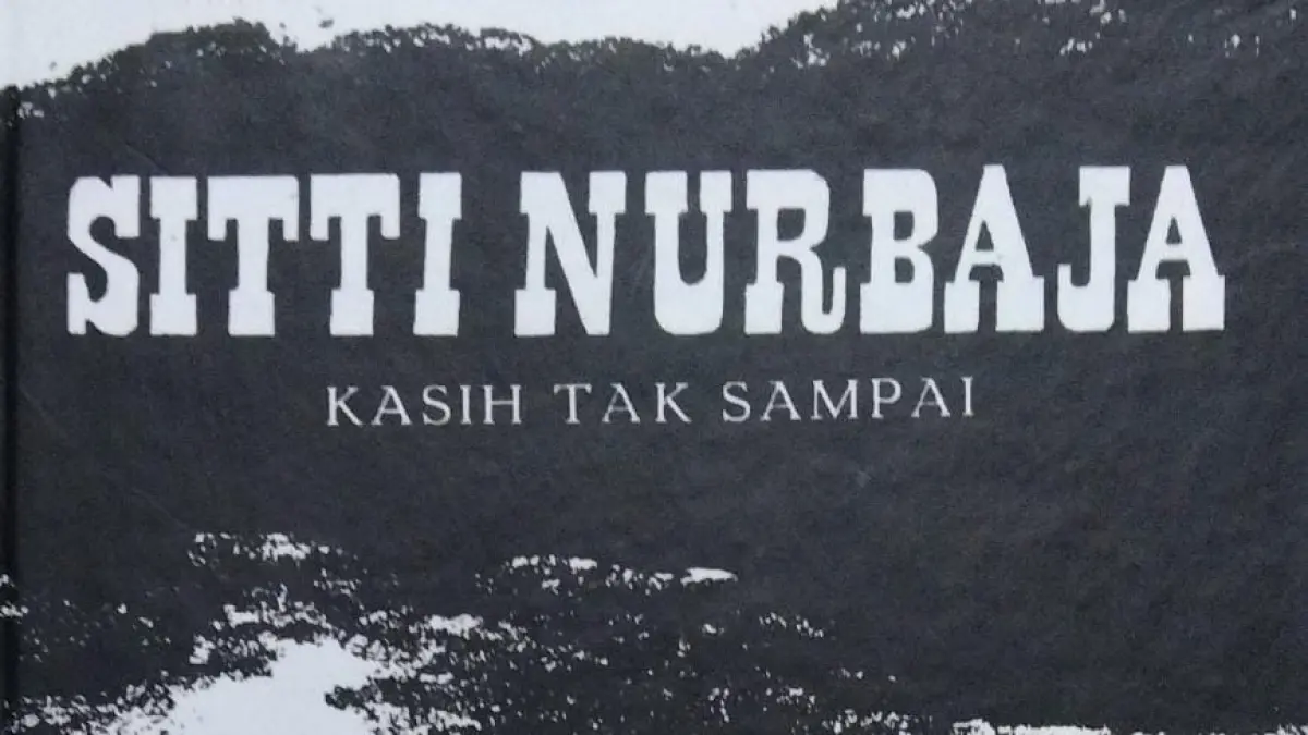 Buku Siti Nurbaya, karya Marah Rusli. (Sumber: OPAC)