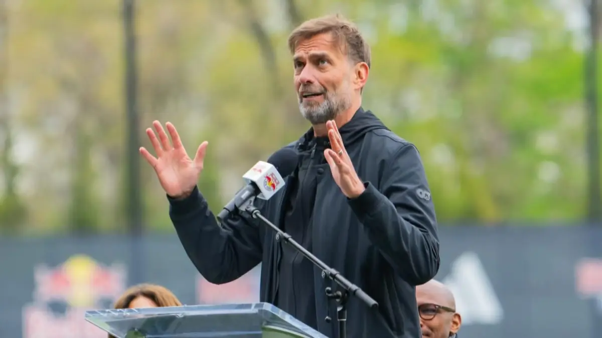 Jurgen Klopp pada sebuah acara Red Bull di New York. Sumber: IG/@kloppo