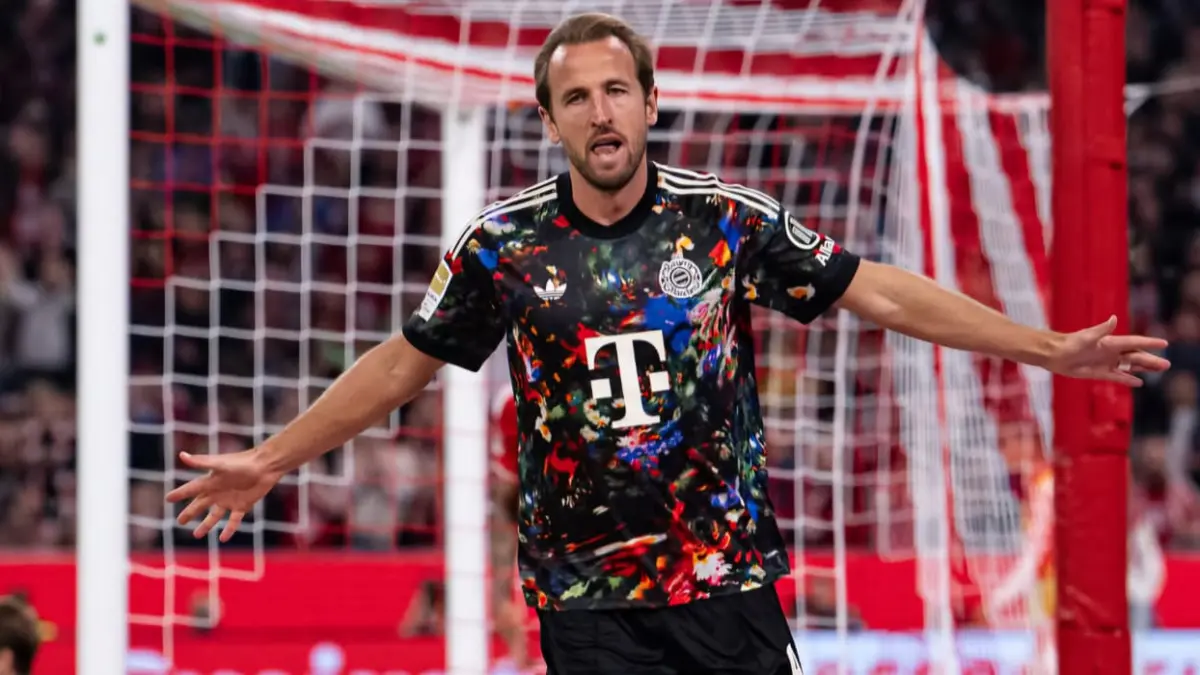 Harry Kane telah mencetak 100 gol di Bundesliga. Sumber: IG/@harrykane