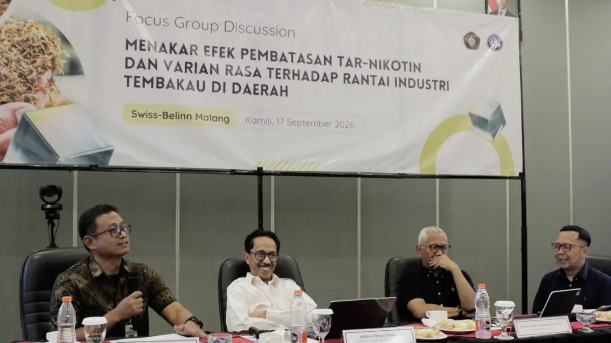 Kajian Pembatasan Tar-Nikotin dan Varian Rasa Berisiko Tekan Produksi Rokok Legal