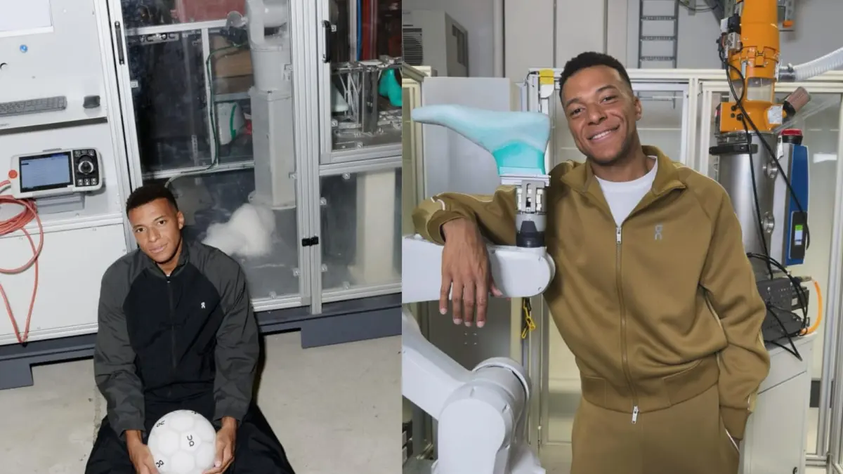 Kylian Mbappe resmi bekerja sama dengan apparel asal Swiss, On. Sumber: IG/@k.mbappe