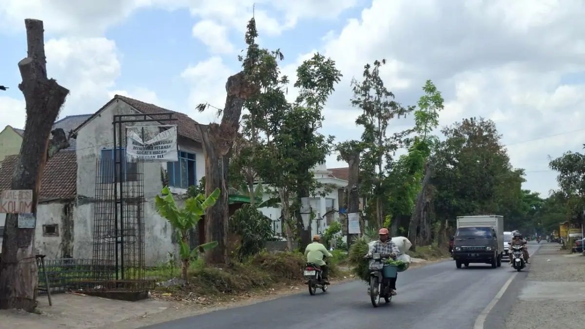INFRA STRUKTUR: Kendaraan melintasi ruas Jalan Kepanjen Pagak yang sudah mulus, beberapa waktu lalu. Kawasan tersebut dibangun melalui program IJD.