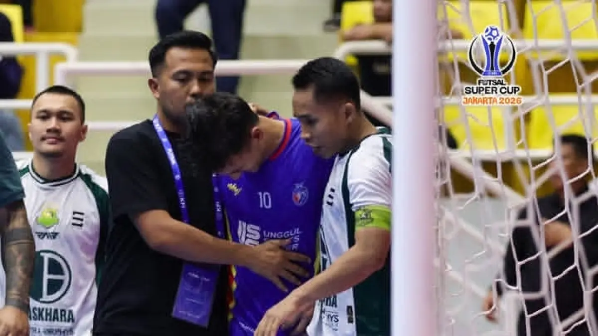 Pemain Unggul FC Malang mendapat support dari pemain BTS setelah kalah adu penalti. (Dokumen Unggul FC Malang)