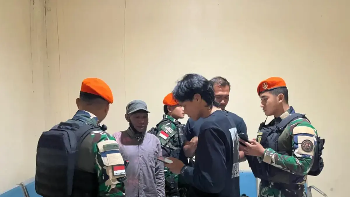 Penangkapan wadanyon OPM Koda Bintang Timur oleh pasukan TNI di bawah Kogabwilhan III pada Sabtu (19/9). (Kogabwilhan III)/ sumber: jawapos.com