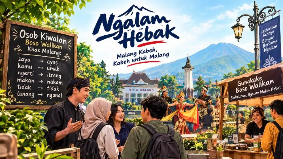 Ilustrasi Ngalam hebak. (Istimewa)
