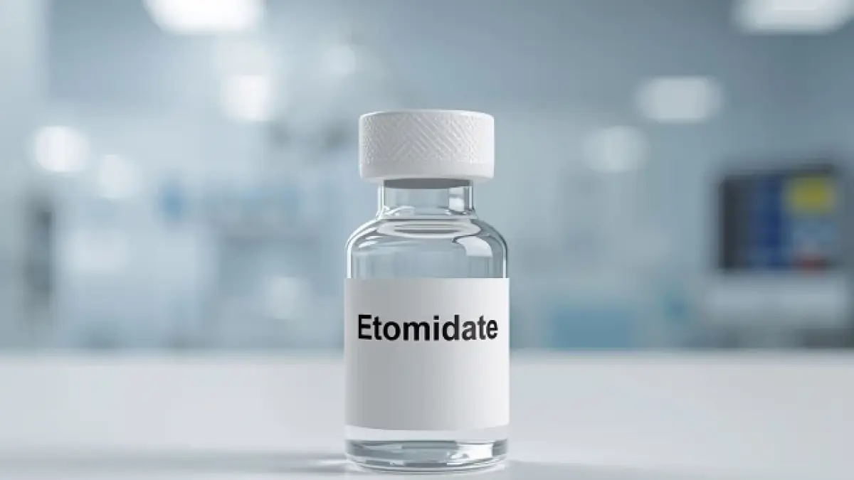ilustrasi zat etomidate. Sumber: Kemenkes.