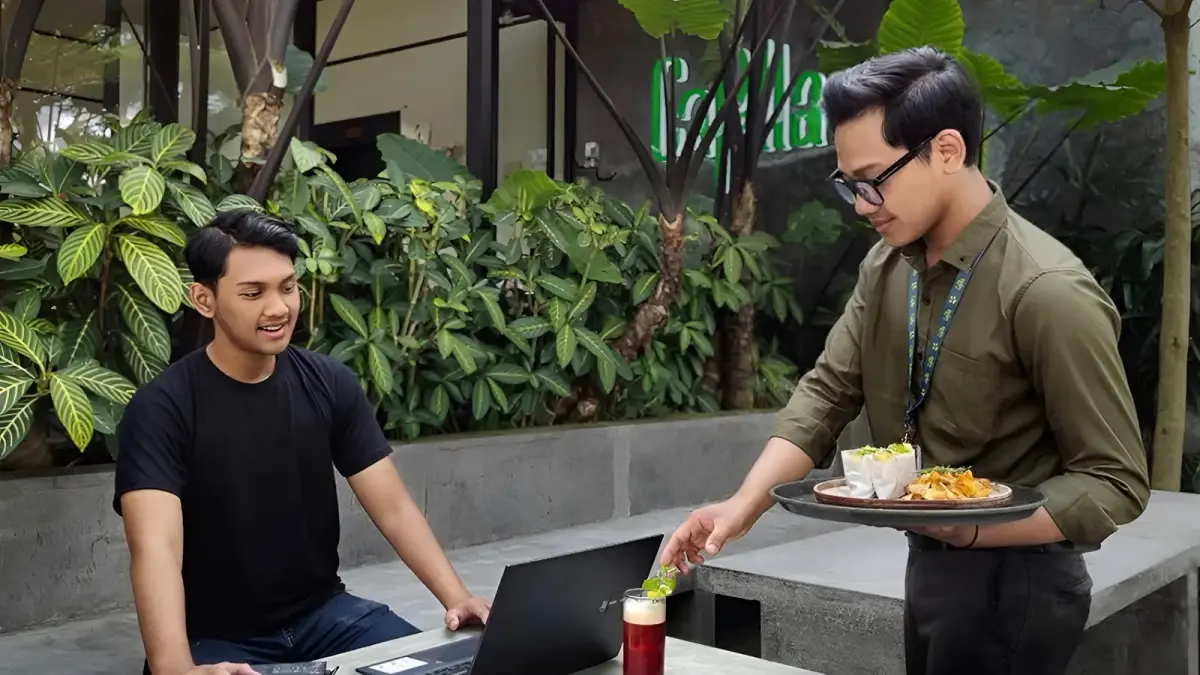 Area outdoor Capella Coffee & Eatery. (Instagram/@capella.cafemlg)