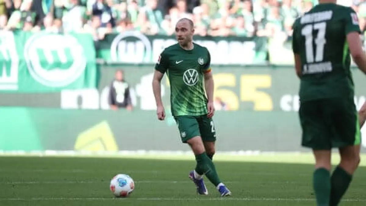 Christian Eriksen mengakhiri kontraknya lebih cepat dengan VFL Wolfsburg. Sumber: website/vfl-wolfssburg.de