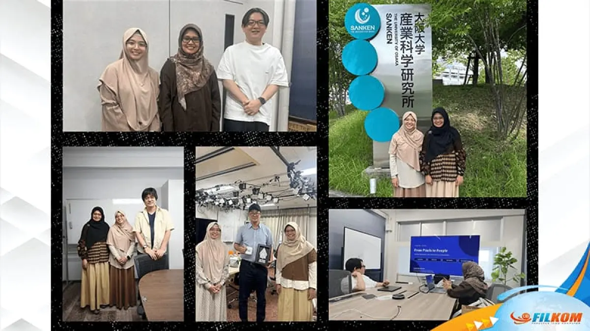 Dr. Eng. Irawati Nurmala Sari, S.Kom., M.Sc. dan Tirana Noor Fatyanosa, S.Kom., M.Kom., Ph.D., dosen FILKOM UB, melakukan kunjungan DOKAR ke The University of Osaka, Jepang, pada September 2026.