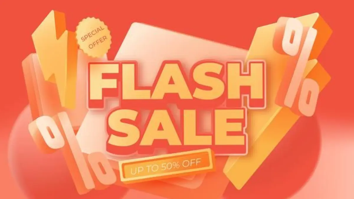 Flash Sale (Sumber : Pinterest @SOHI Studio)