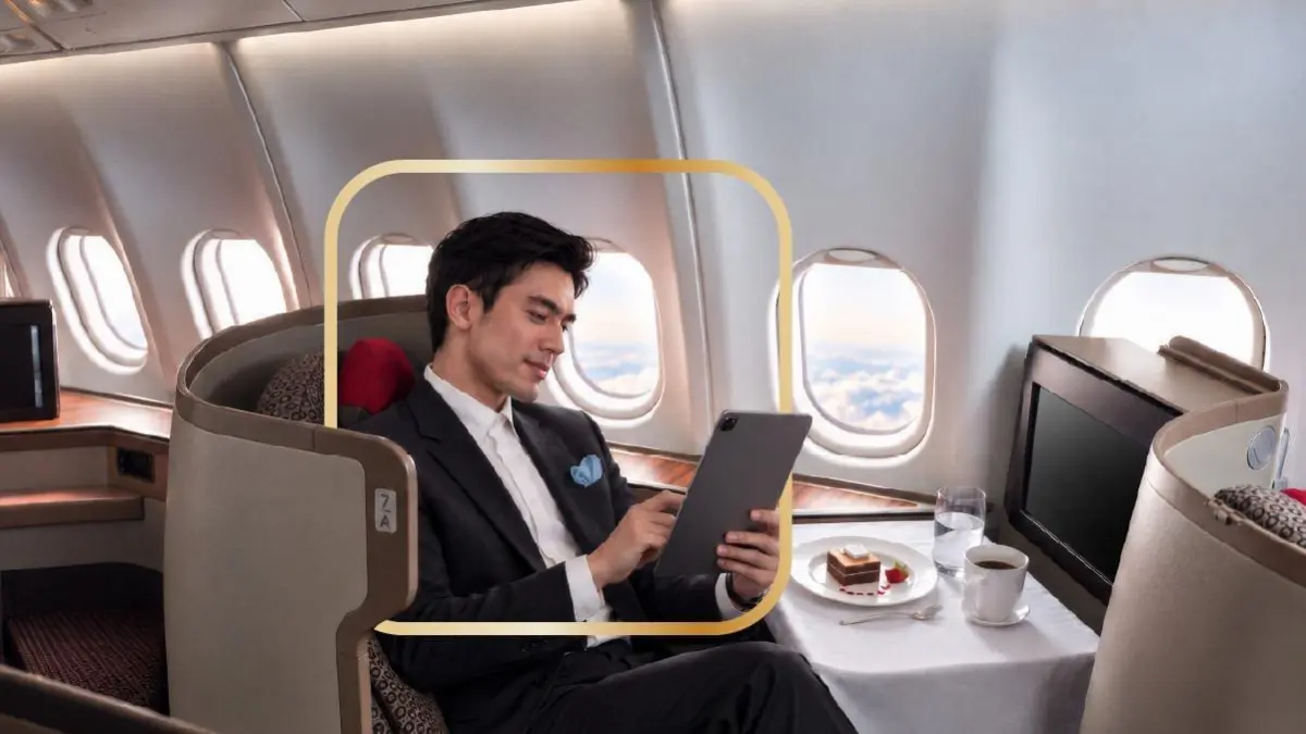 Ilustrasi business traveler